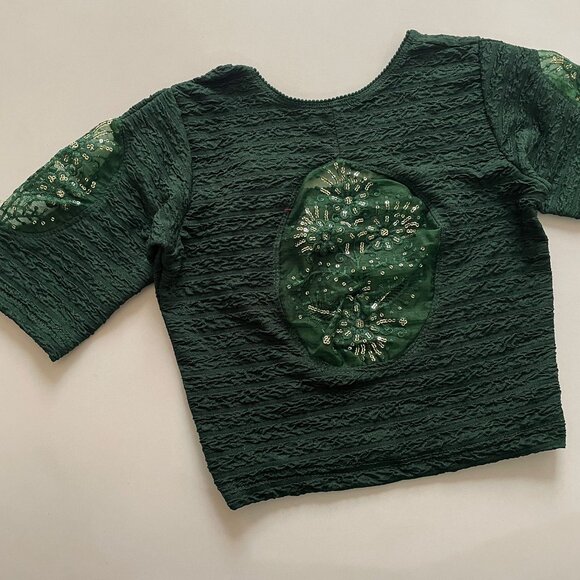 TELESTAR WITH ORGANZA Stretchable Blouse - Picture 3 of 9